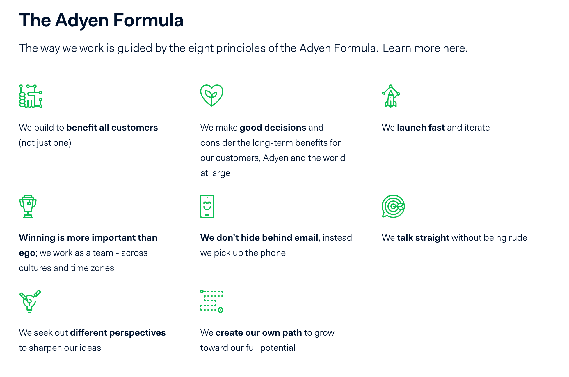 The Adyen Formula